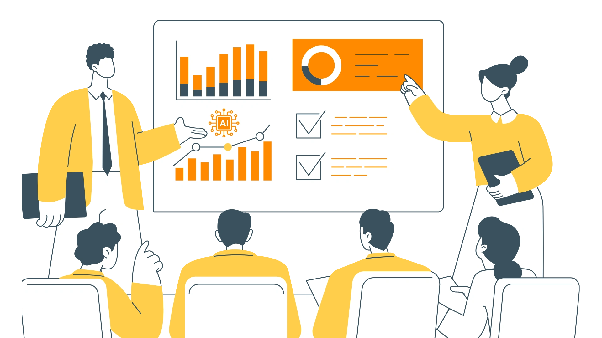 Business Leaders Workshop Session Illustration